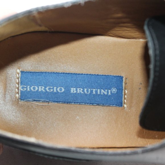Giorgio Brutini Cap Toe Black Leather Oxford Shoes #131 - Picture 10 of 10